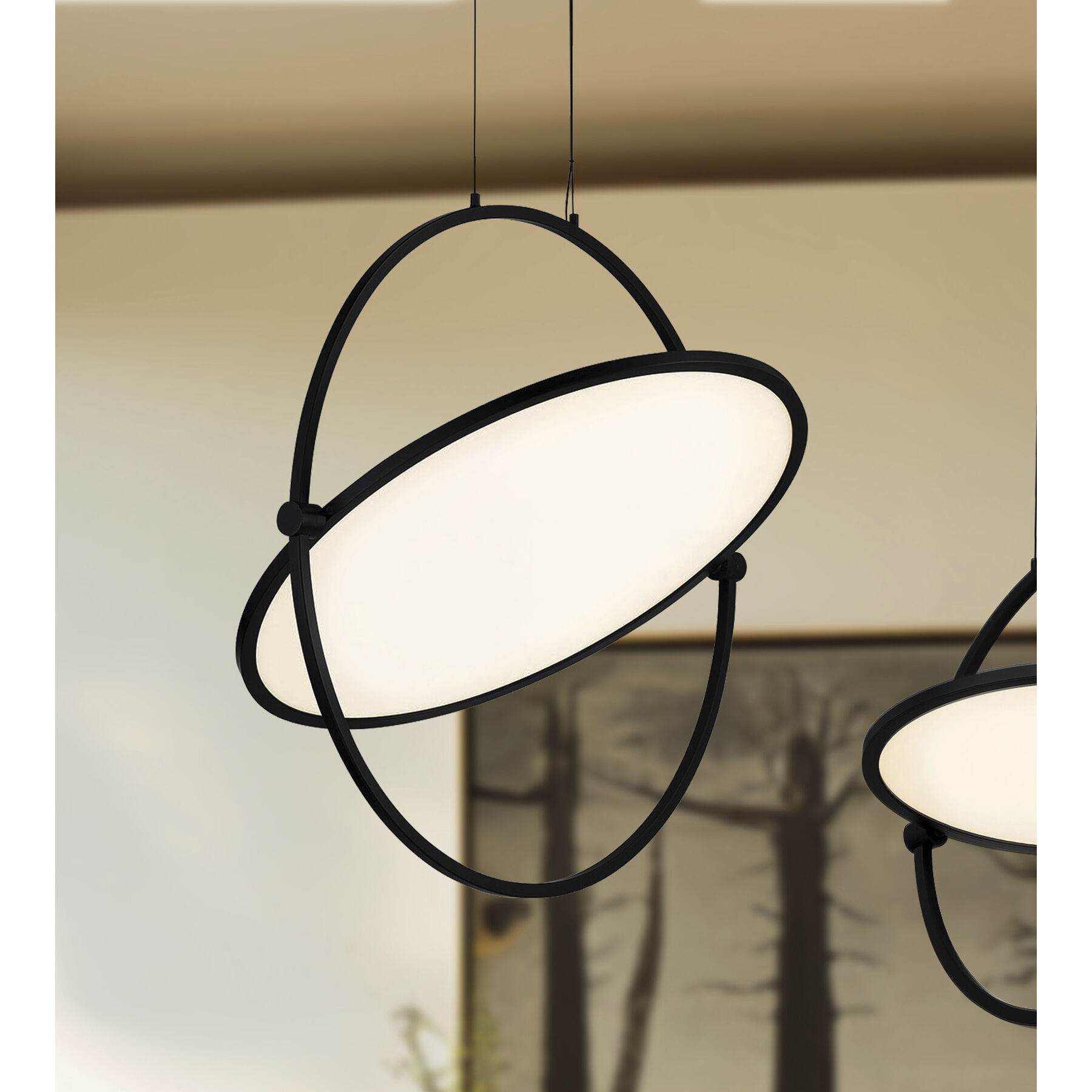 Studio 23 LED 24.38 inch Coal Pendant Ceiling Light